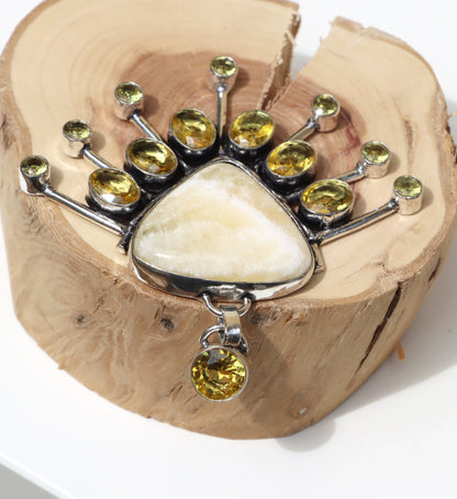 Přívěšek "Kalcit – Sluneční paprsky" - Supreme Panthers