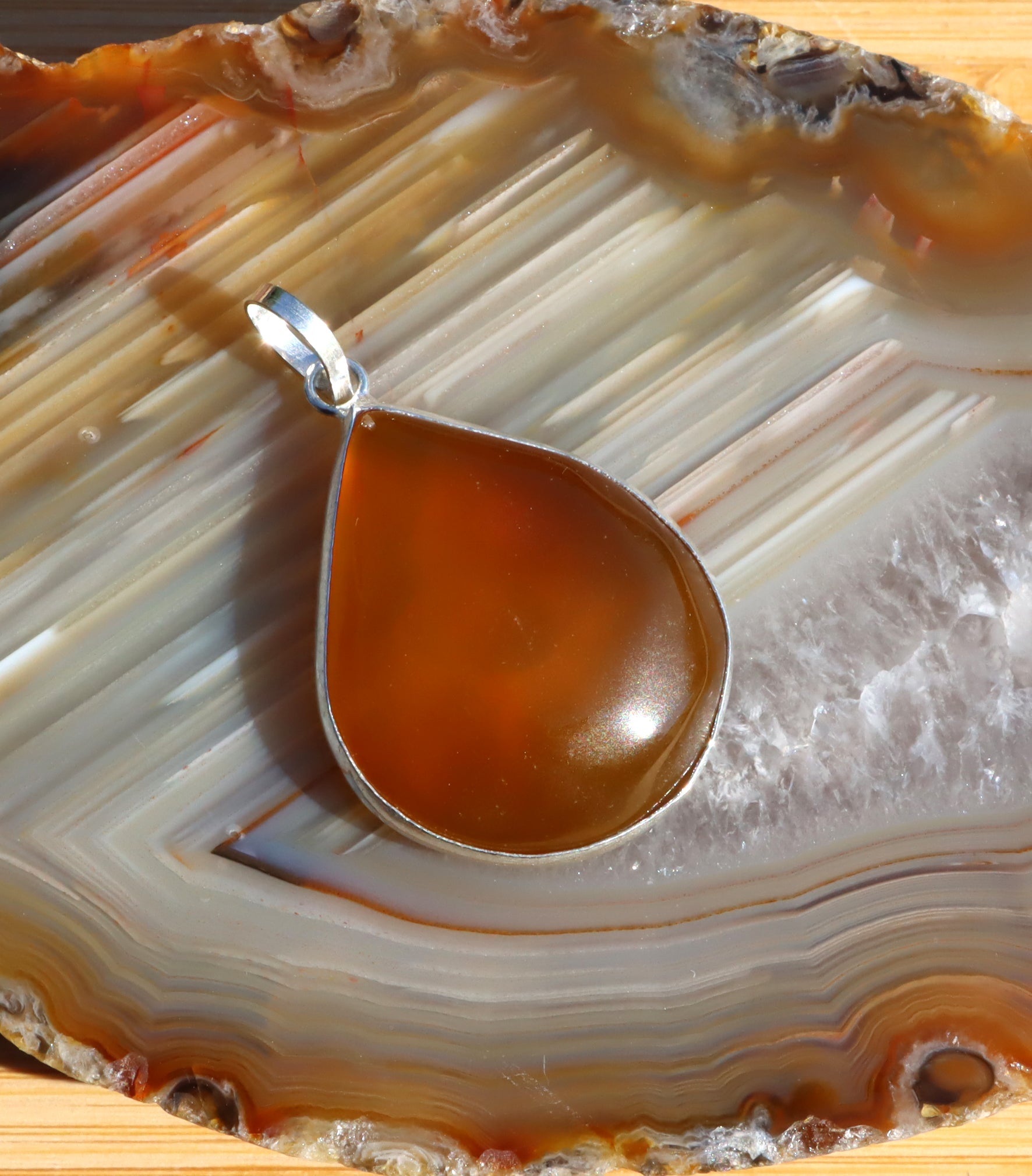 Přívěšek karneol - Supreme Panthers