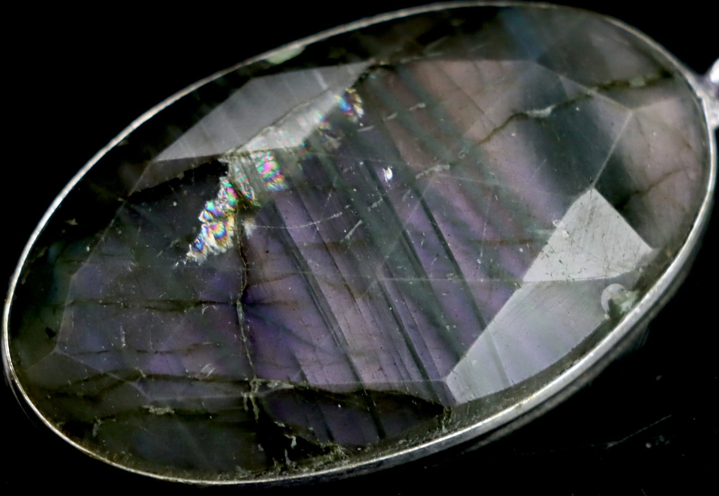 Přívěšek labradorit fazetovaný - Supreme Panthers