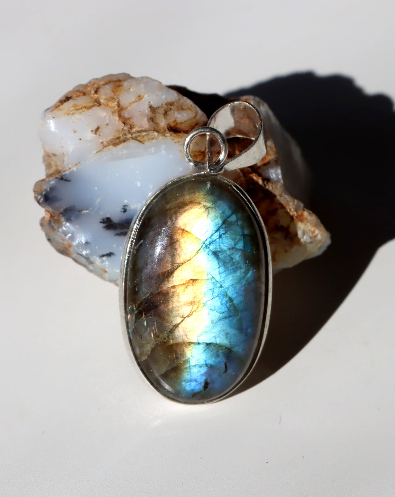 Přívěšek labradorit modrofialový malý - Supreme Panthers