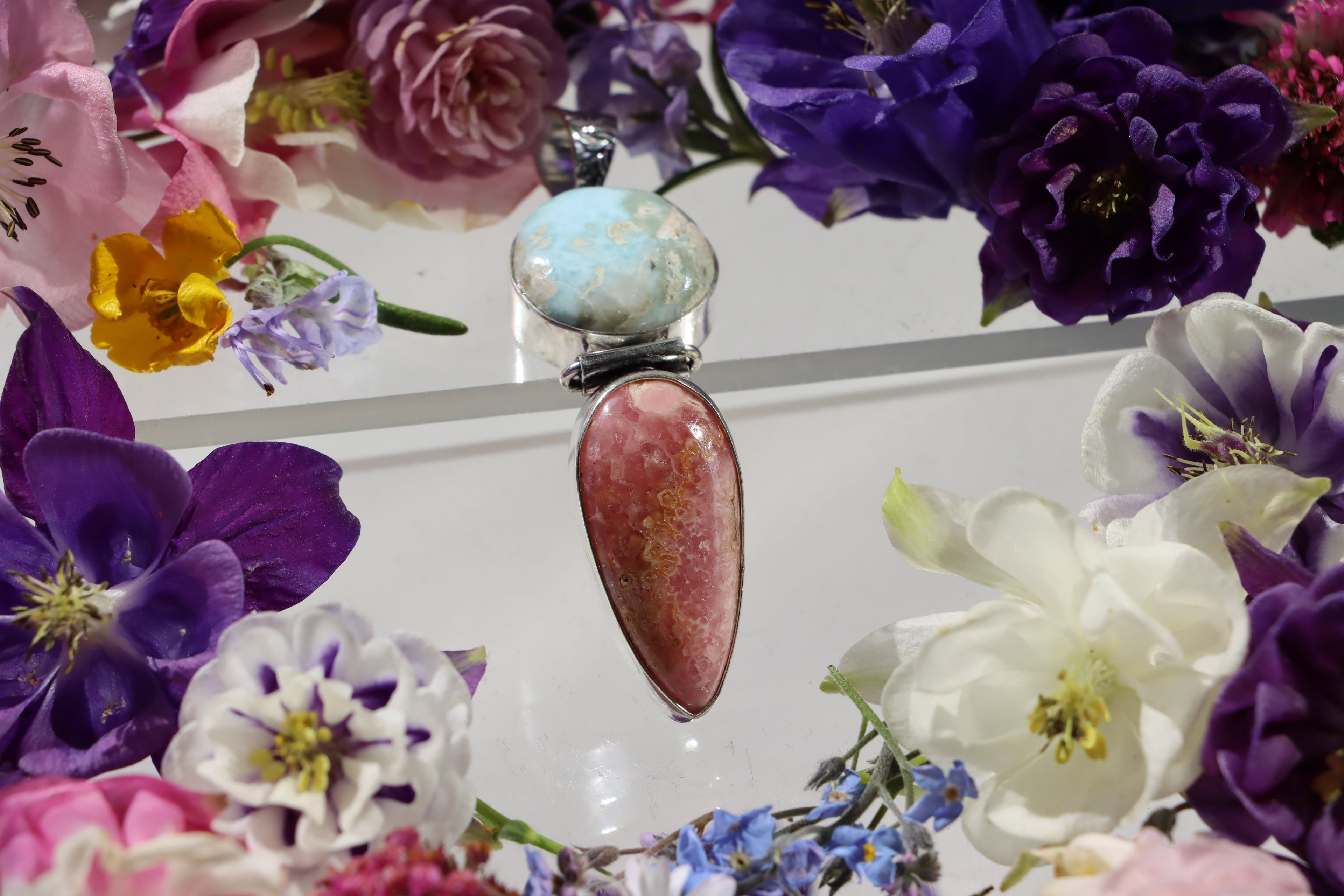 Přívěšek larimar rodochrosit - Supreme Panthers