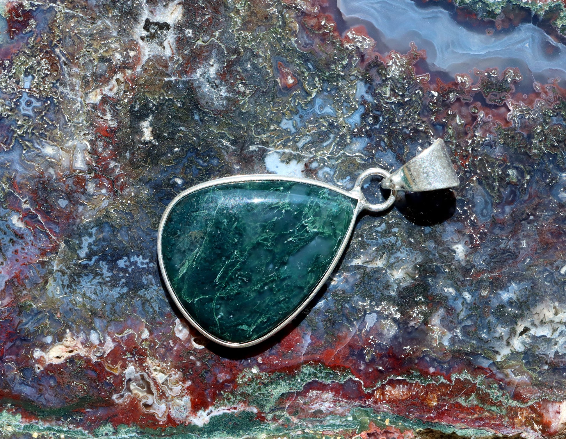 Přívěšek mechový achát - Supreme Panthers