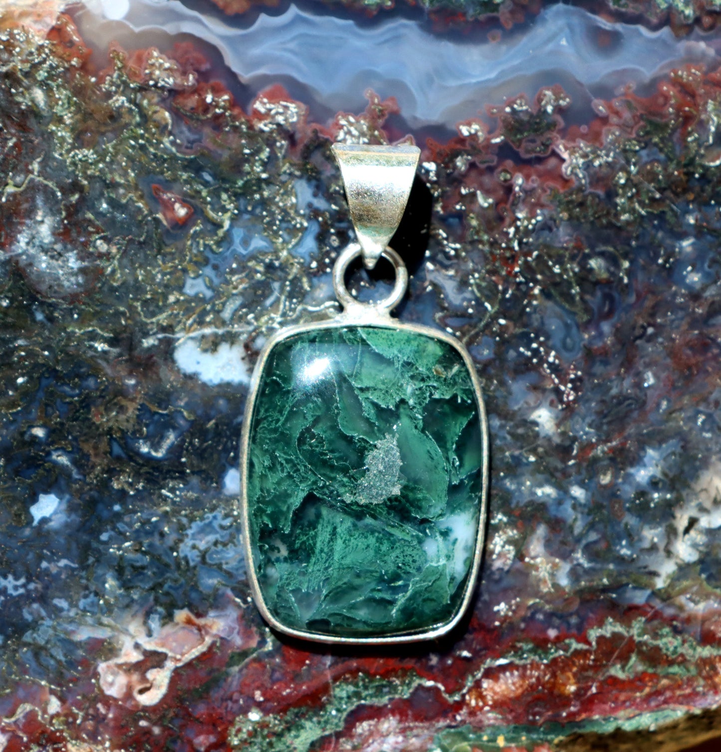 Přívěšek mechový achát - Supreme Panthers