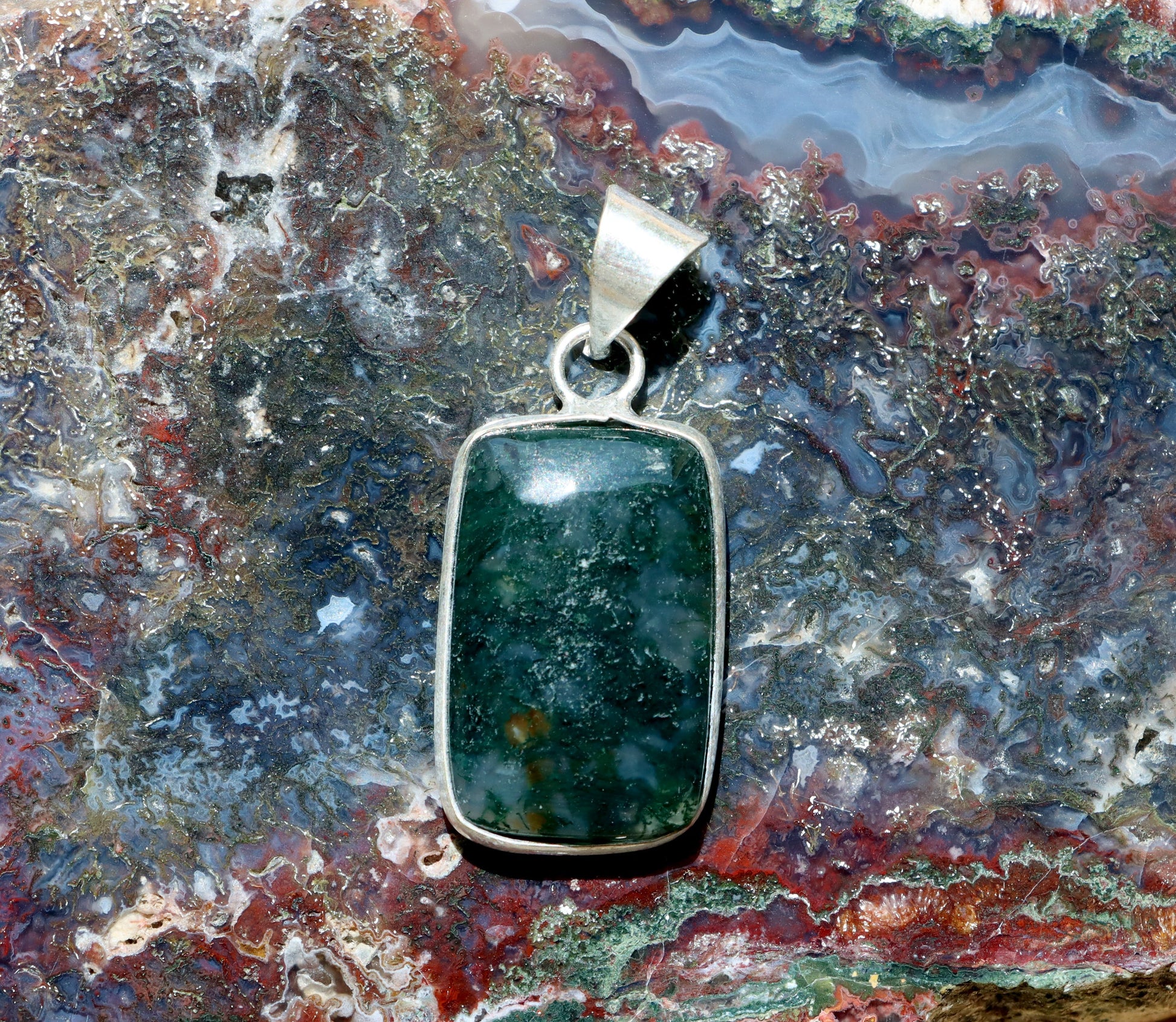 Přívěšek mechový achát - Supreme Panthers