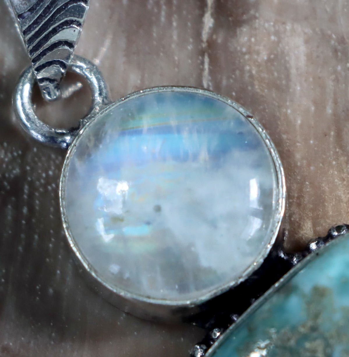 Přívěšek měsíční kámen larimar rodochrozit - Supreme Panthers