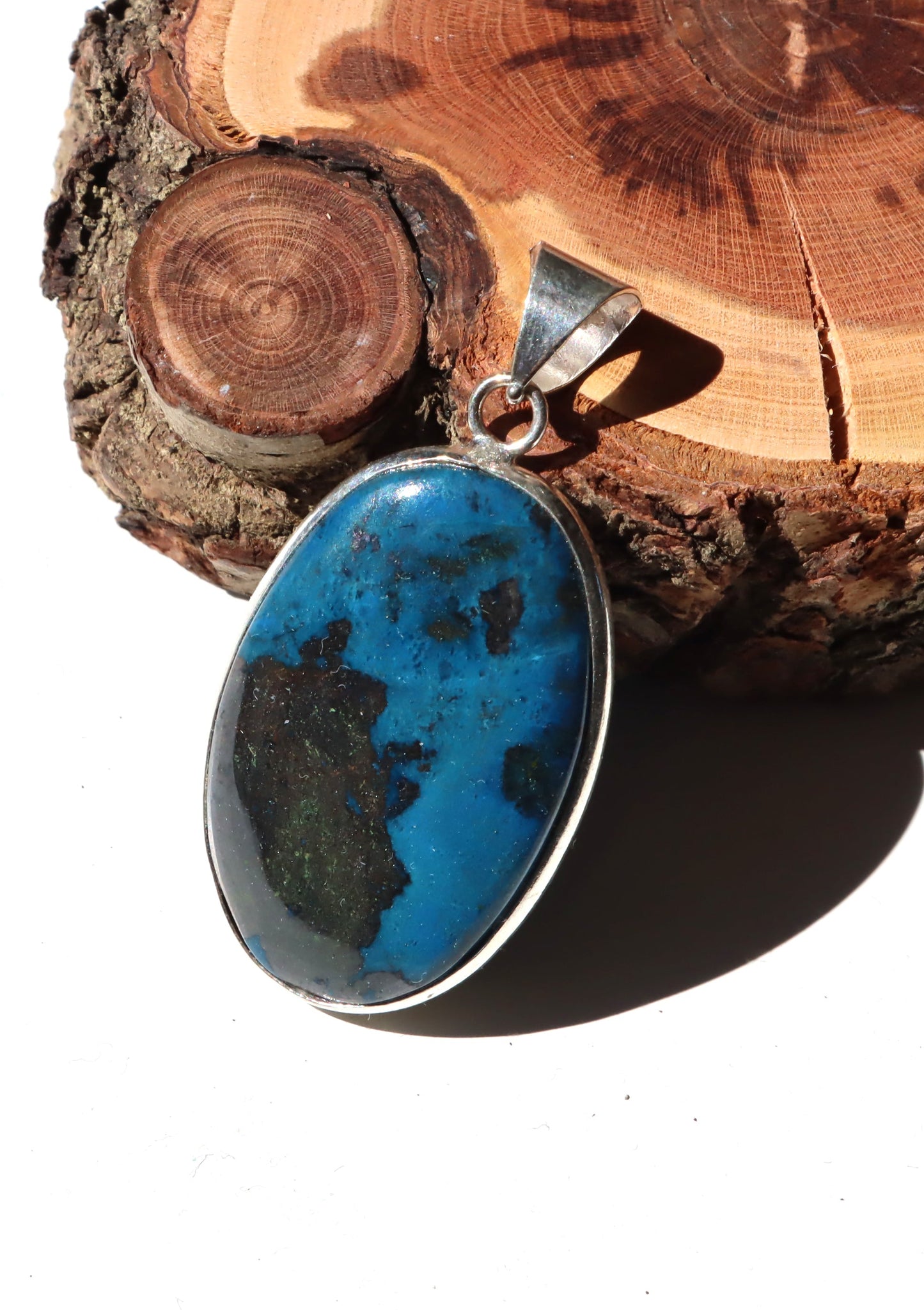 Přívěsek „Modrá hloubka – azurit s galenitem“ - Supreme Panthers