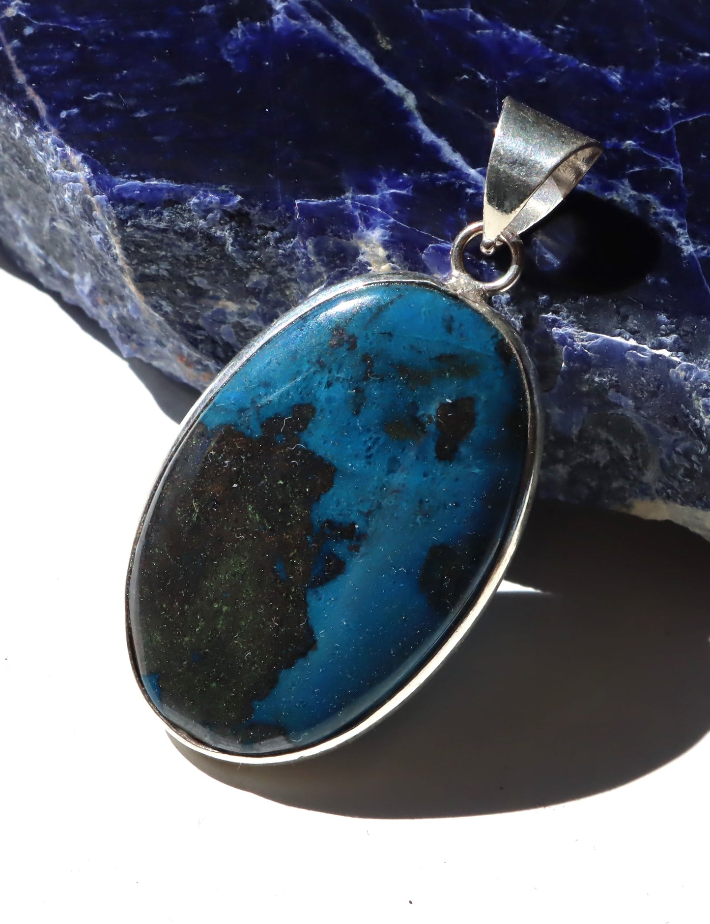 Přívěsek „Modrá hloubka – azurit s galenitem“ - Supreme Panthers