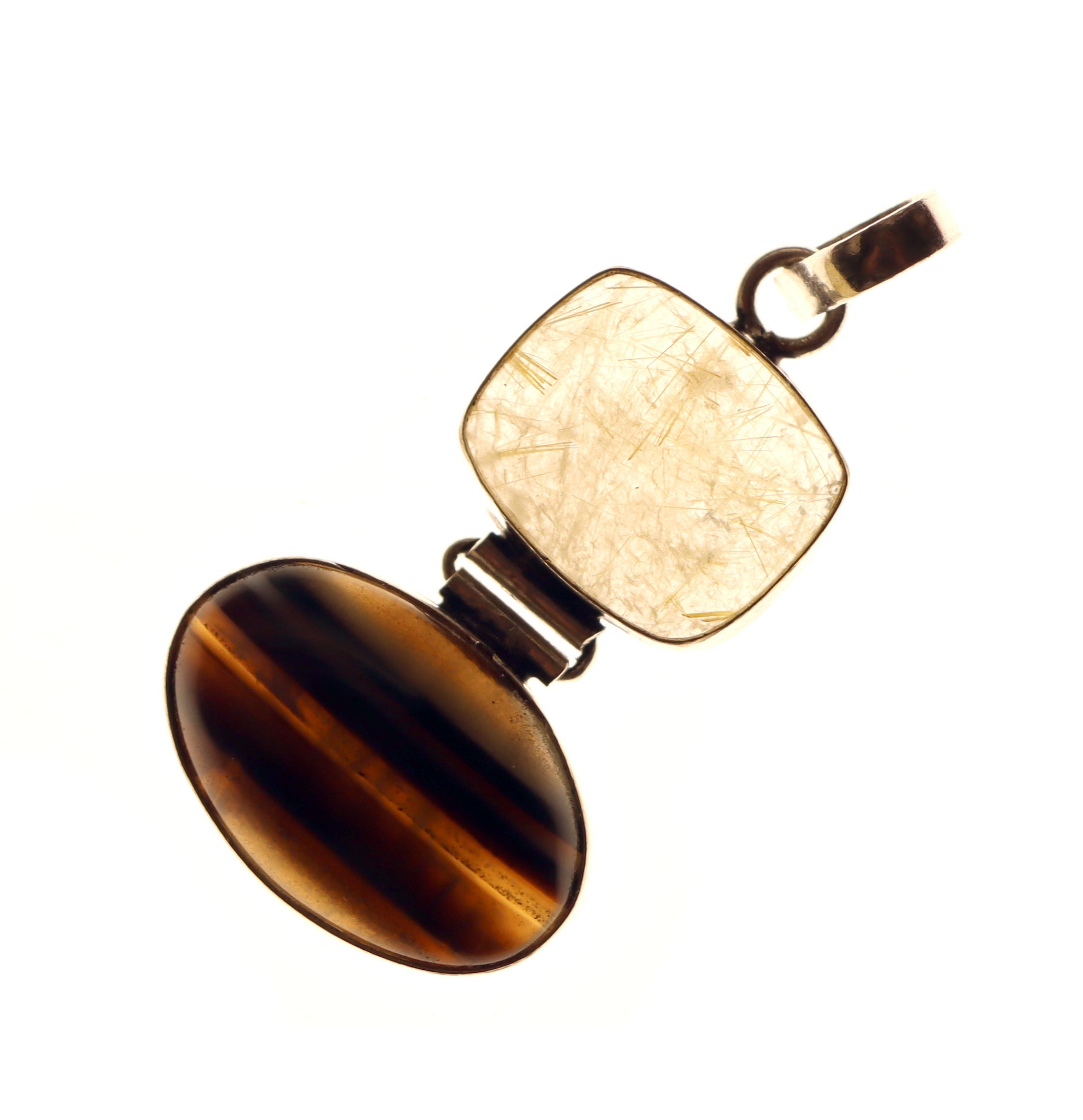 Přívěšek onyx rutil v křišťálu - Supreme Panthers