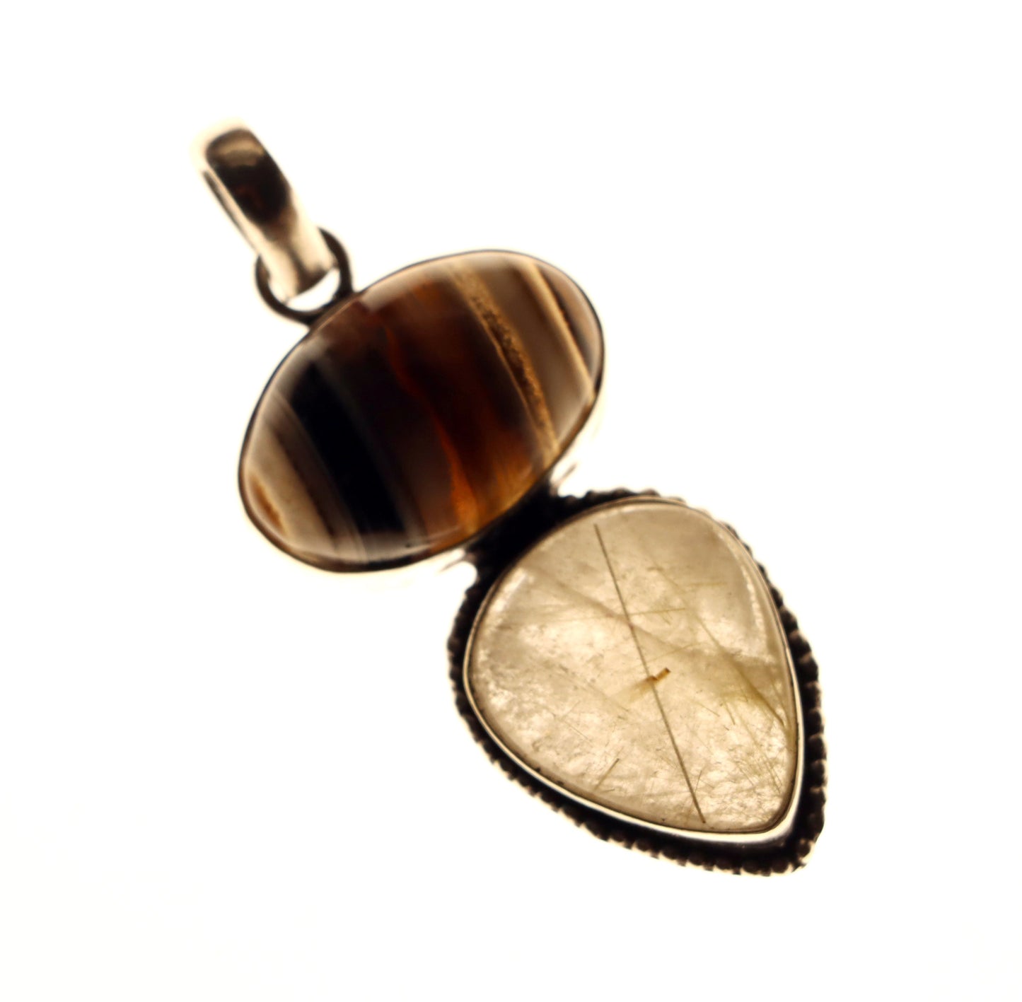 Přívěšek onyx rutil v křišťálu - Supreme Panthers