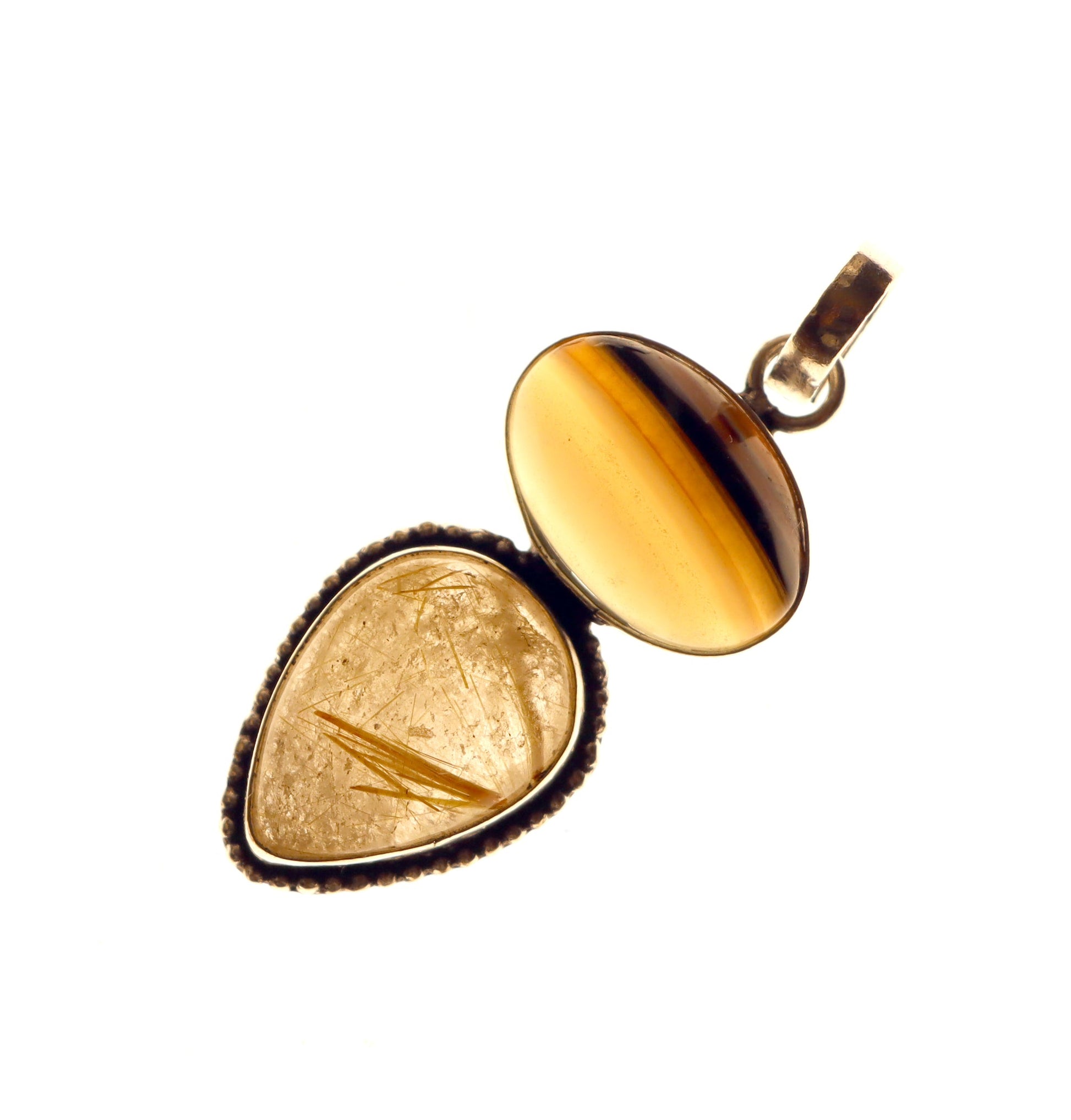 Přívěšek onyx rutil v křišťálu - Supreme Panthers