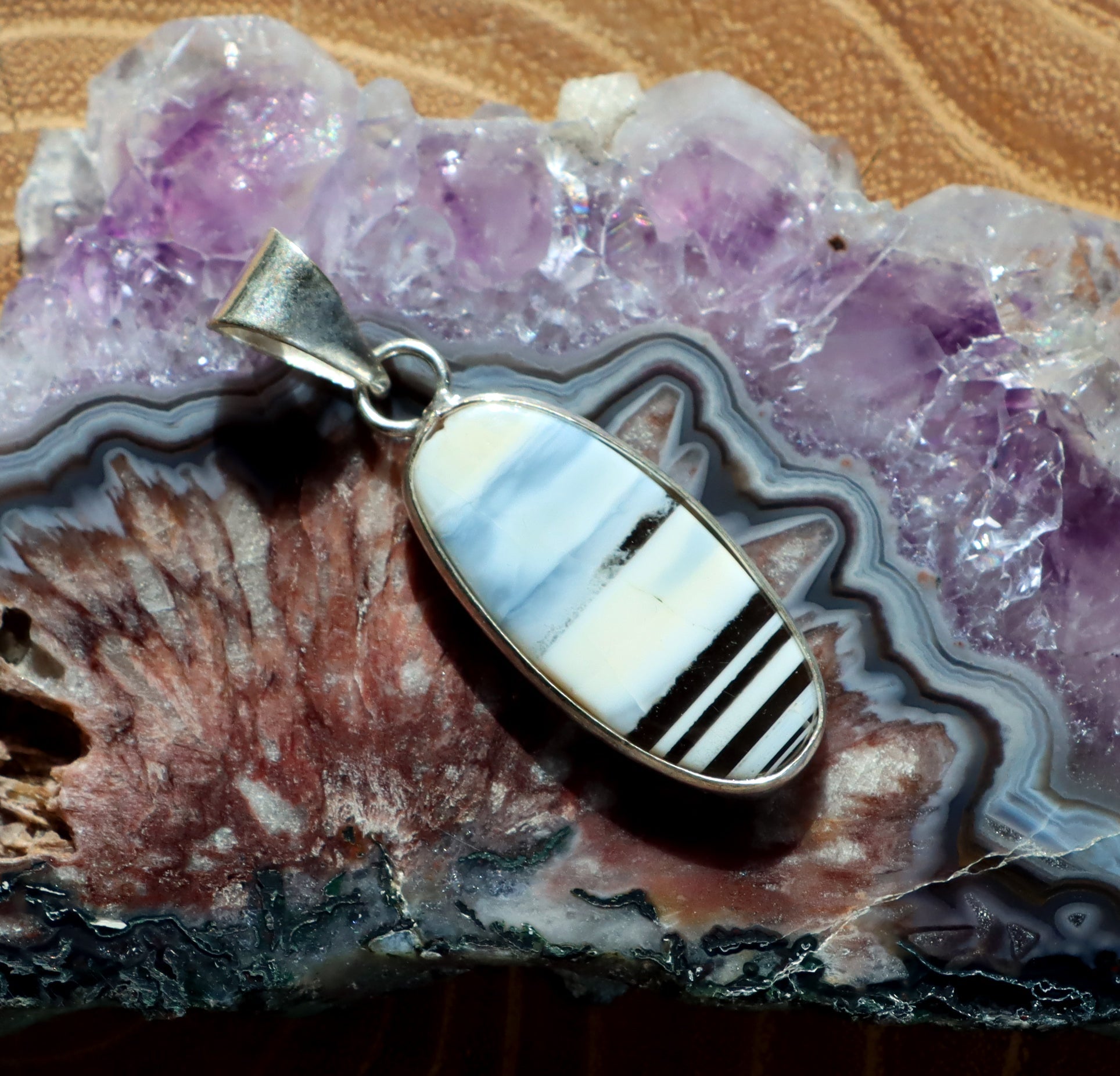 Přívěšek opál Owyhee - Supreme Panthers