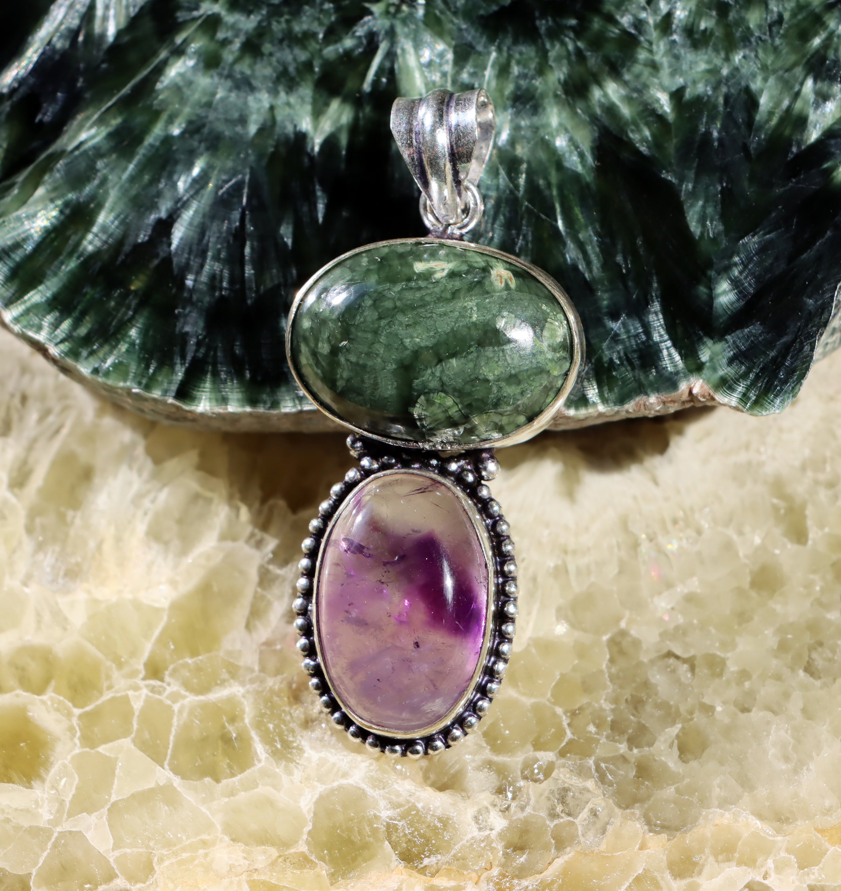 Přívěšek serafinit ametyst - Supreme Panthers