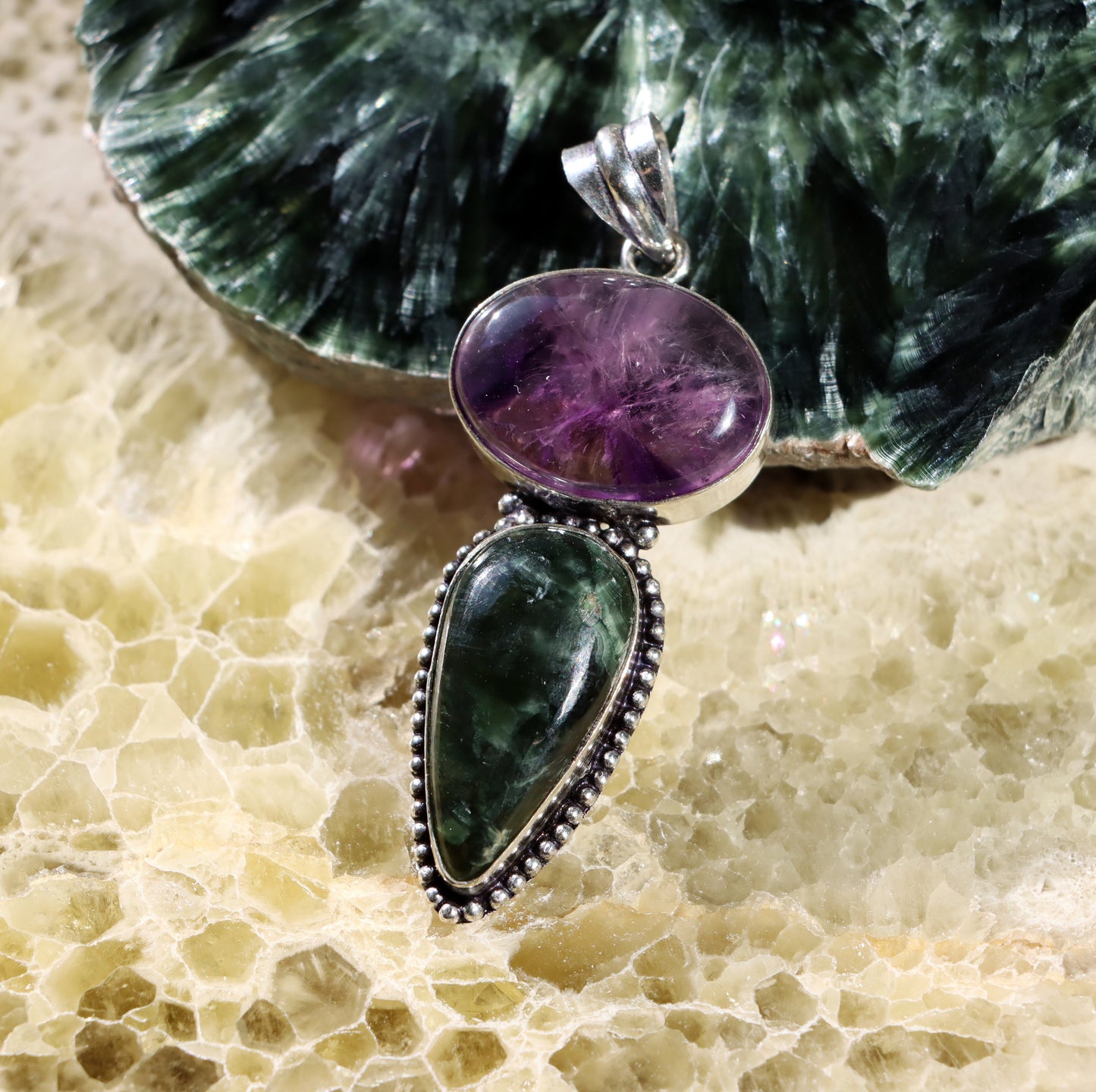 Přívěšek serafinit ametyst - Supreme Panthers