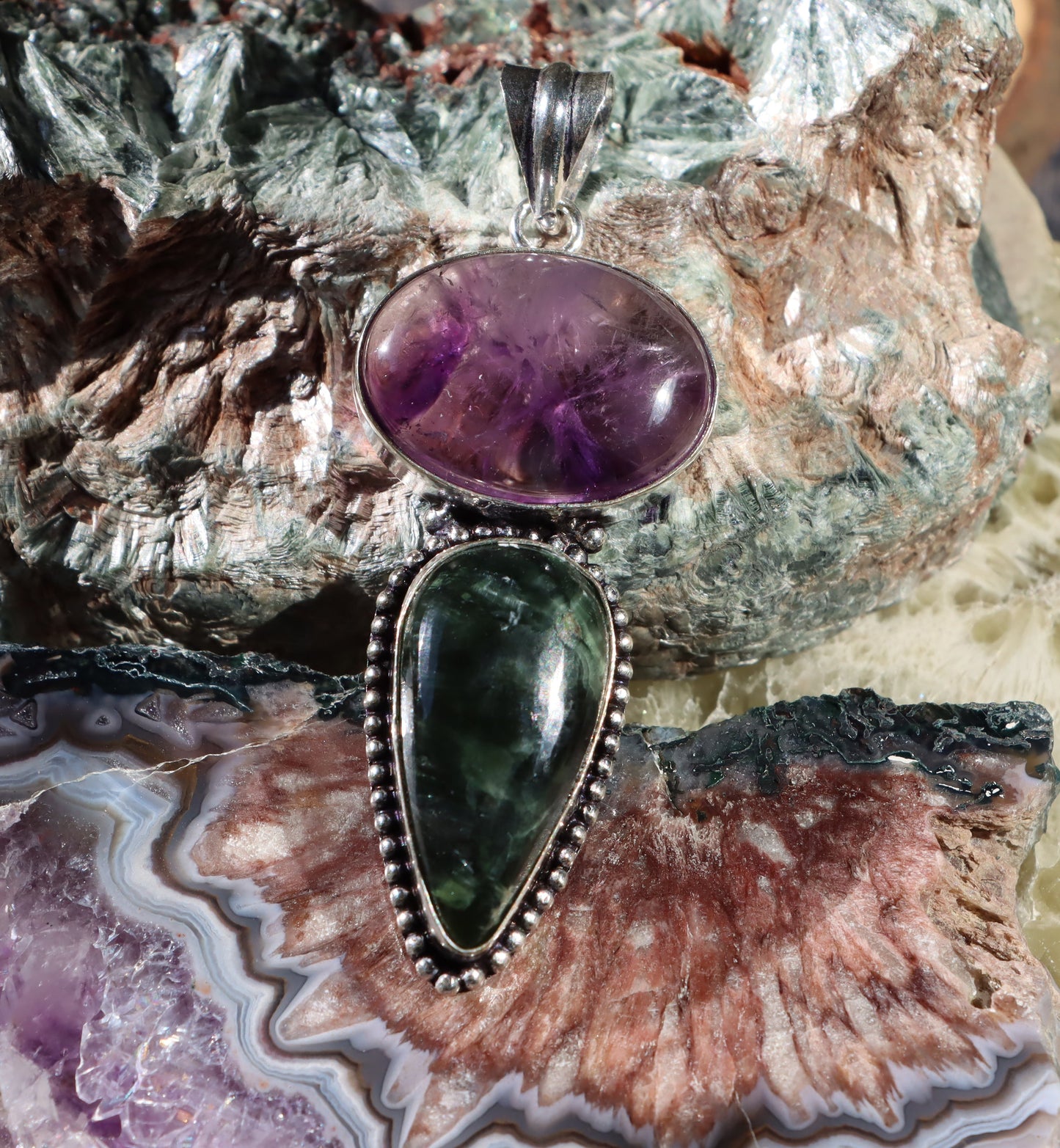 Přívěšek serafinit ametyst - Supreme Panthers