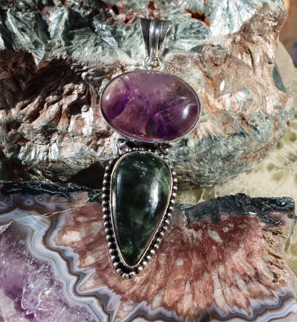 Přívěšek serafinit ametyst - Supreme Panthers