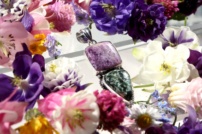 Přívěšek serafinit charoit - Supreme Panthers