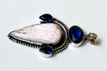 Přívěšek Skolecit a tanzanit – Hrot tiché moudrosti - Supreme Panthers