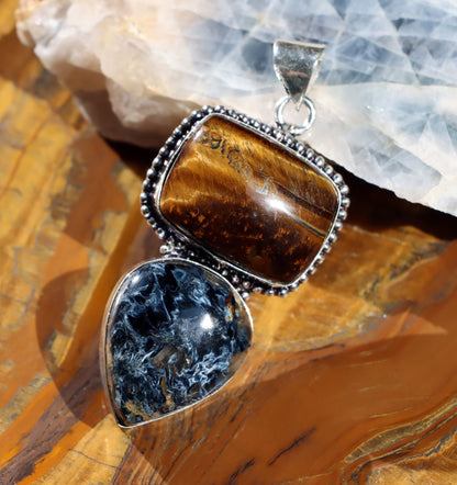 Přívěšek tygří oko pietersite - Supreme Panthers