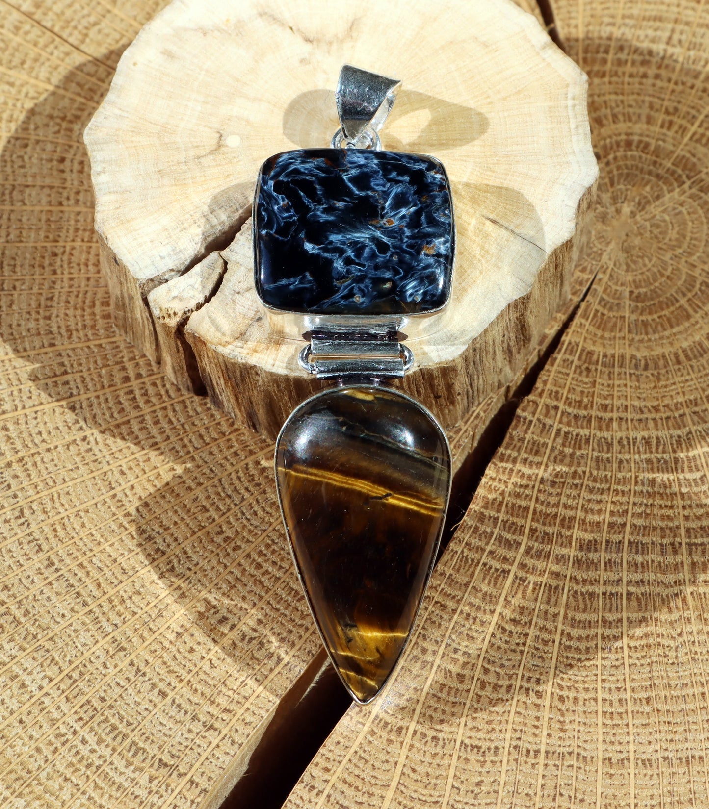 Přívěšek tygří oko pietersite - Supreme Panthers