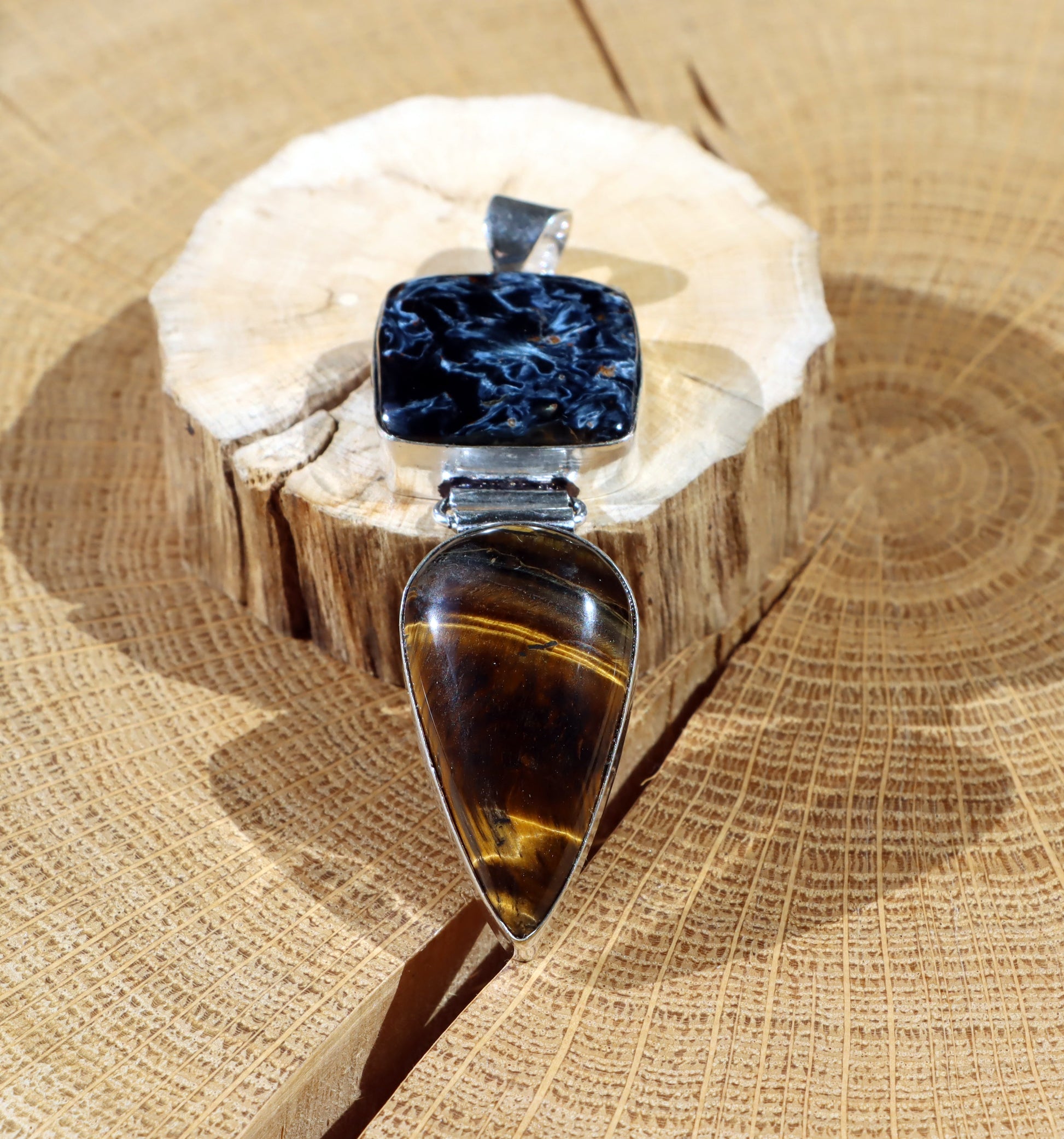 Přívěšek tygří oko pietersite - Supreme Panthers