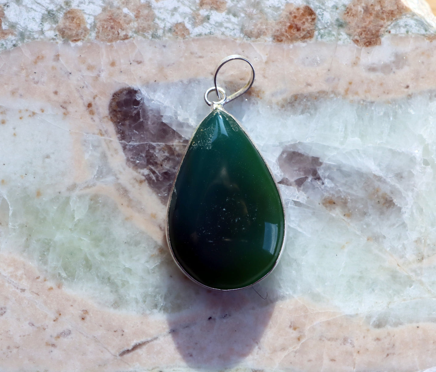 Přívěšek zelený onyx - Supreme Panthers