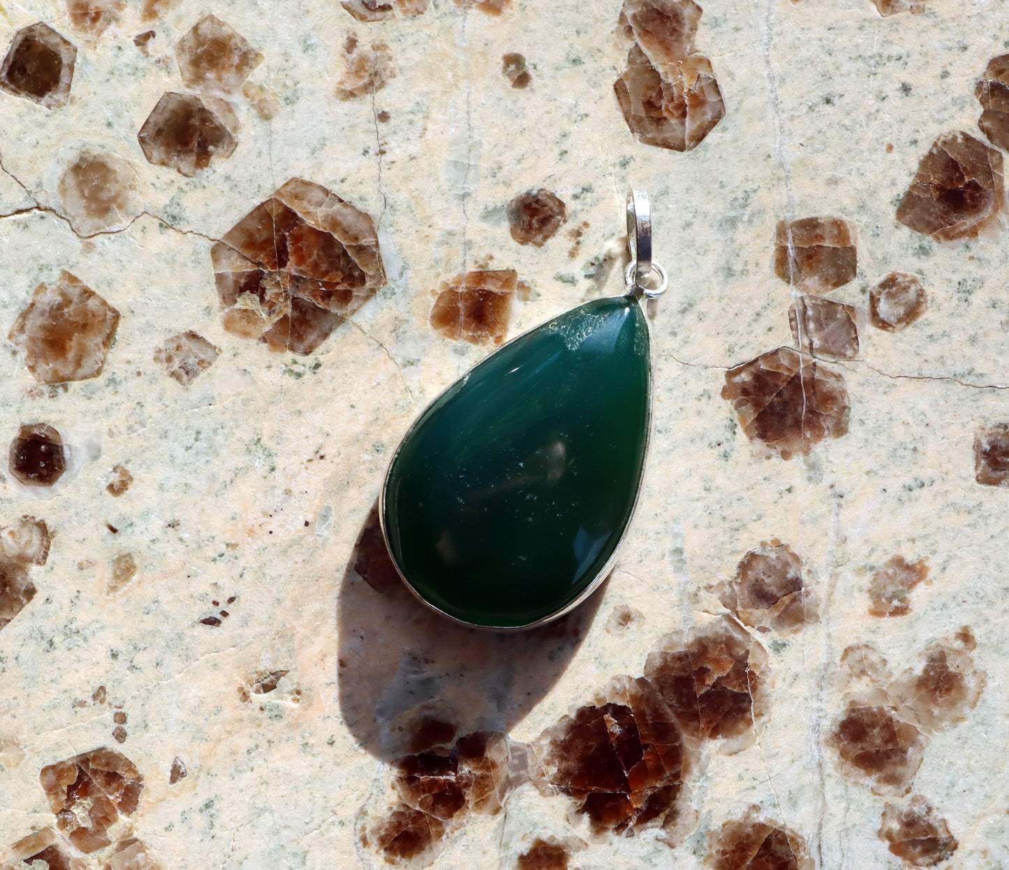 Přívěšek zelený onyx - Supreme Panthers