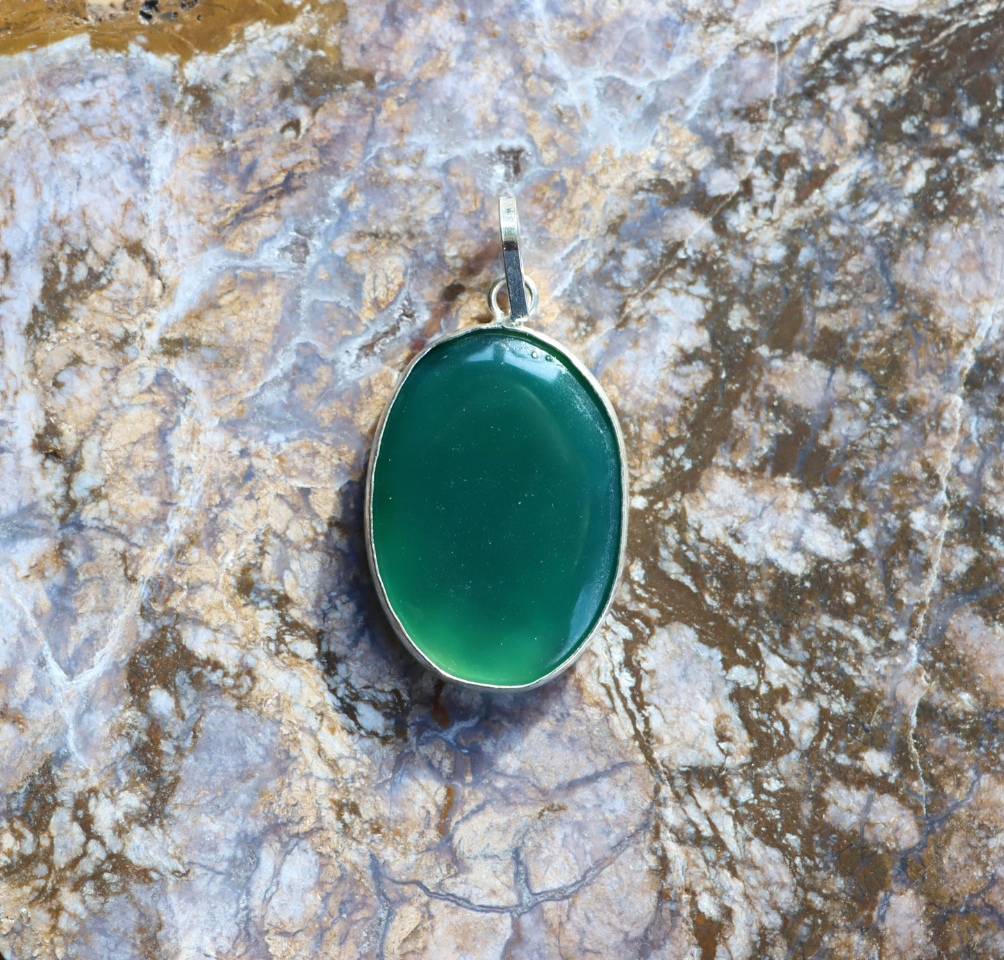 Přívěšek zelený onyx - Supreme Panthers