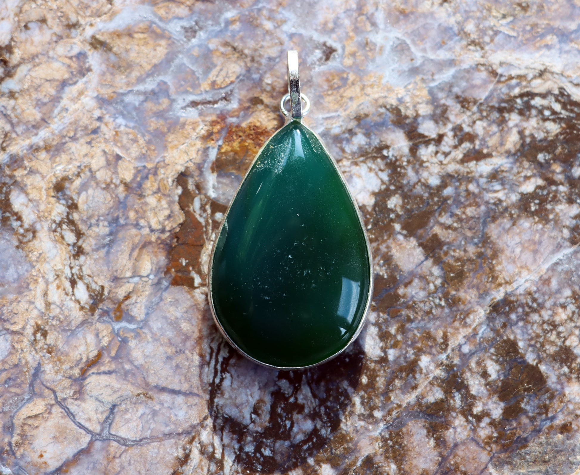 Přívěšek zelený onyx - Supreme Panthers