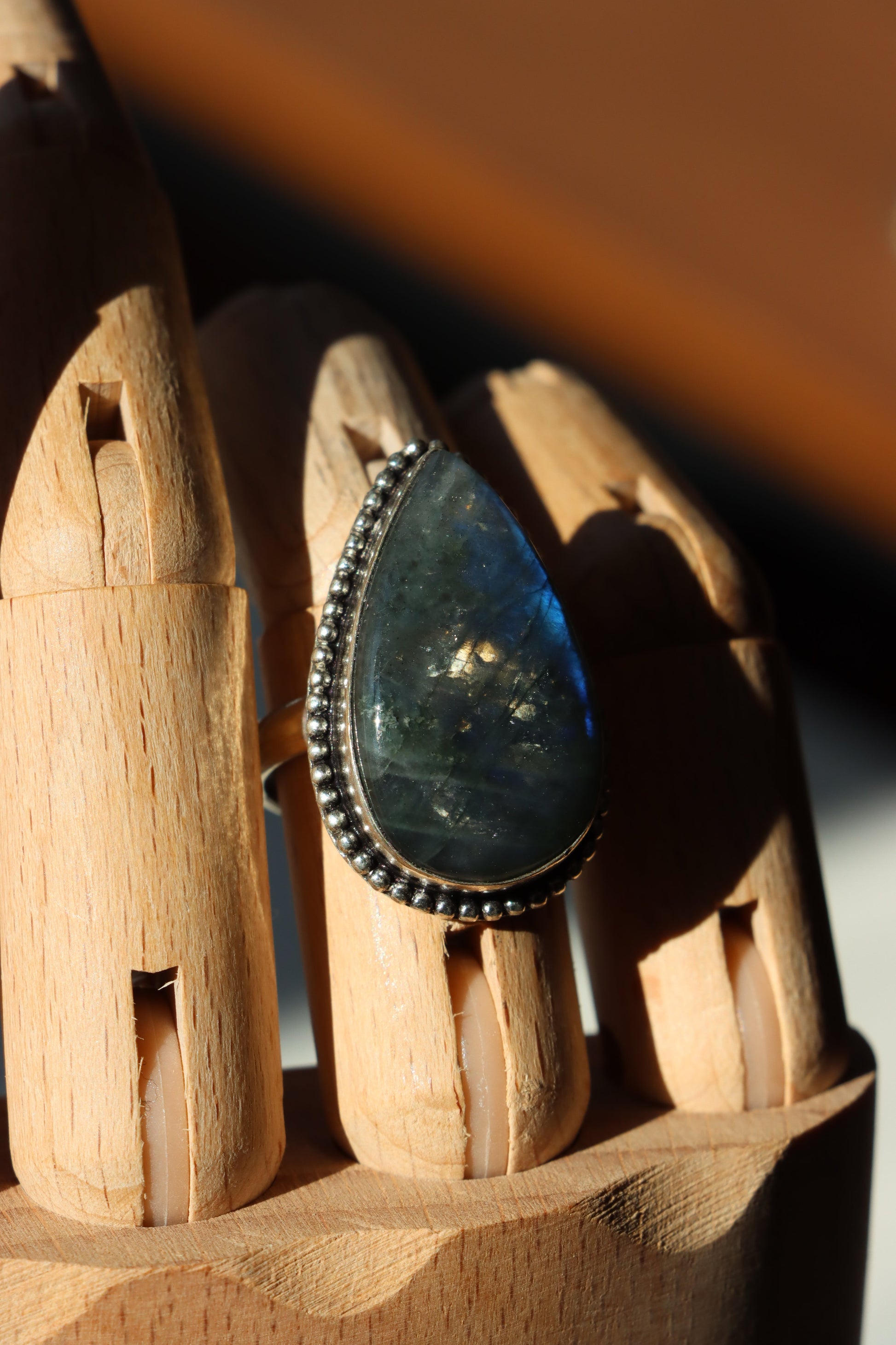 Prsten labradorit modrý - Supreme Panthers