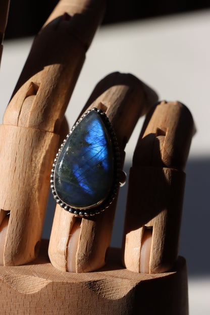 Prsten labradorit modrý - Supreme Panthers
