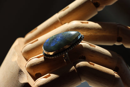 Prsten labradorit modrý - Supreme Panthers