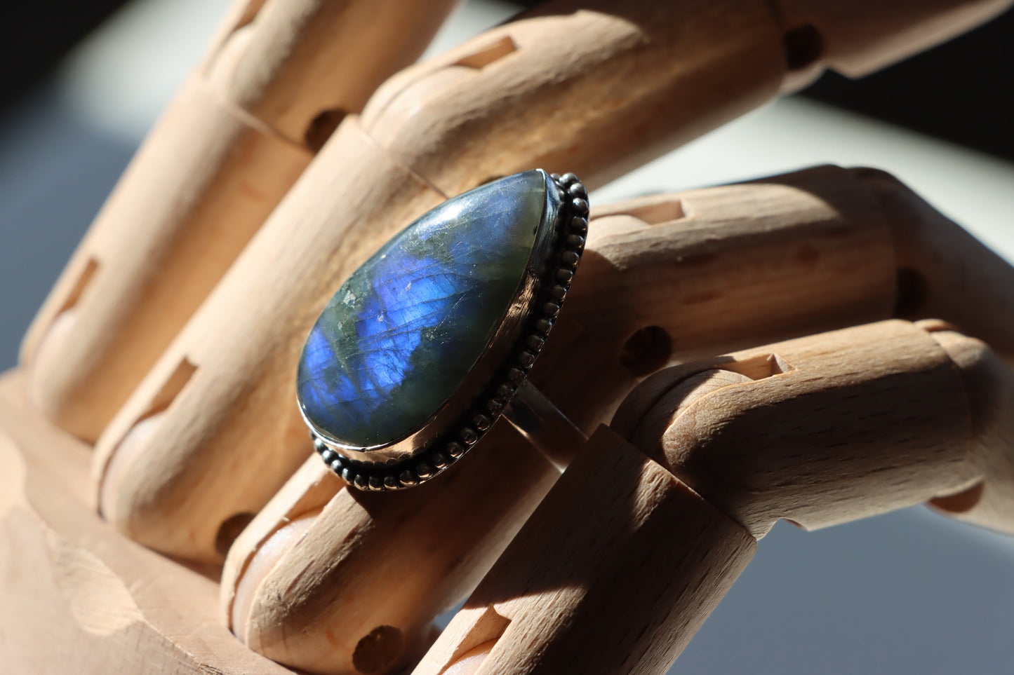 Prsten labradorit modrý - Supreme Panthers