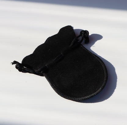 Pytlík semišový černý středověký dárkový - Supreme Panthers