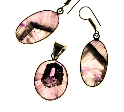 Set přívěšek náušnice ametyst - Supreme Panthers