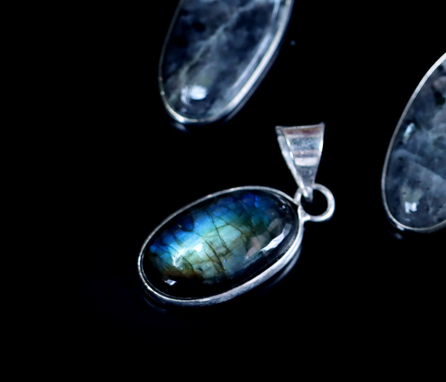 Set přívěšek náušnice labradorit - Supreme Panthers