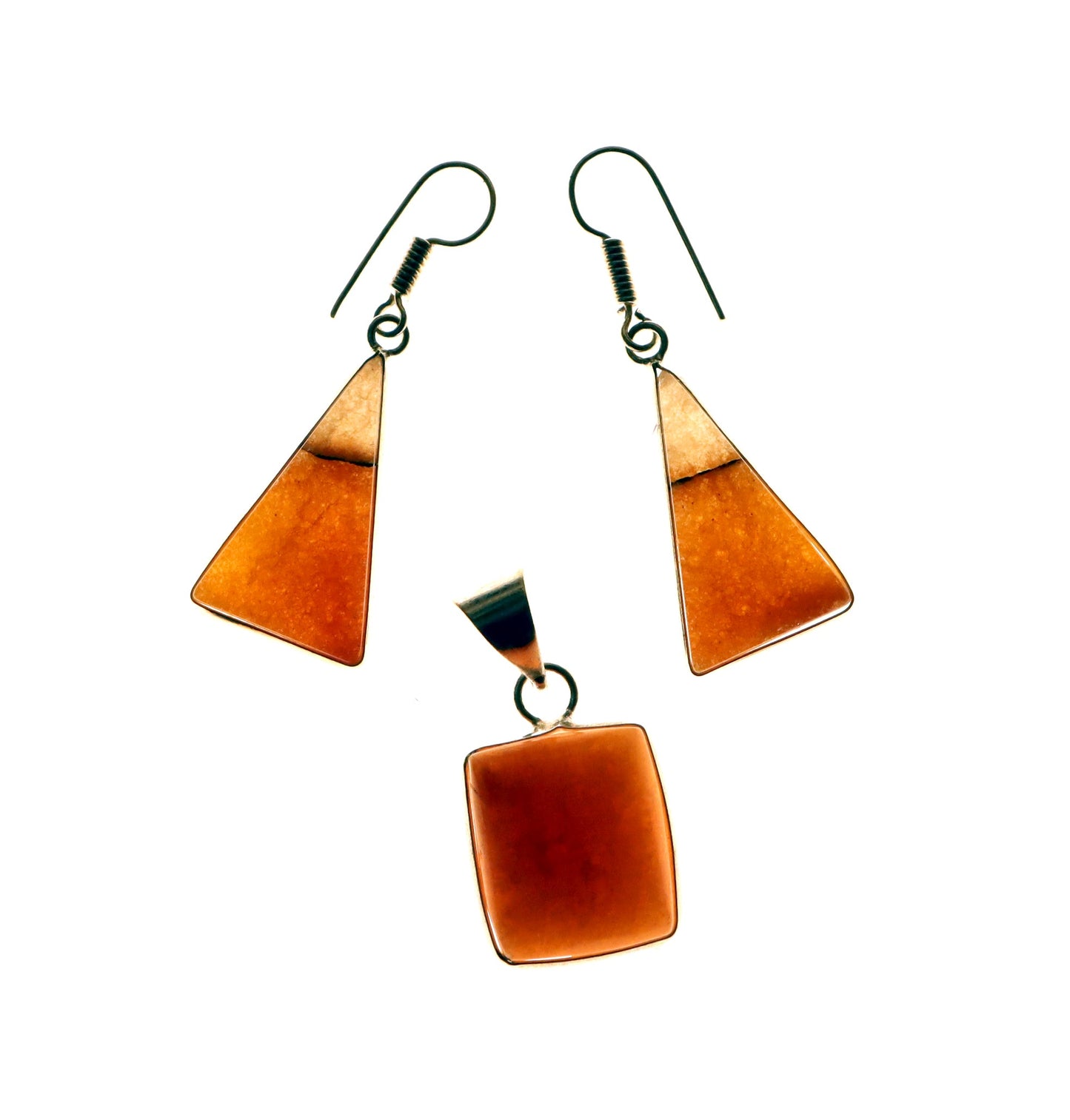 Set přívěšek náušnice sluneční kámen - Supreme Panthers