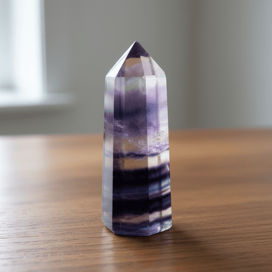 Špička duhový fluorit - Supreme Panthers