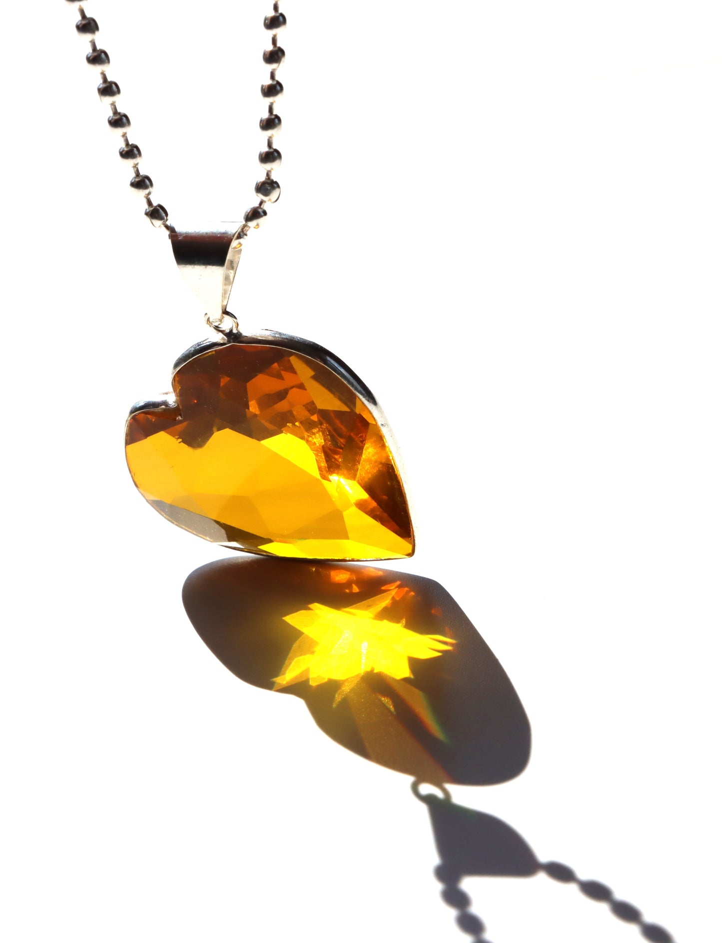 Srdce z přírodního citrínu – v teplém oranžovém odstínu - Supreme Panthers