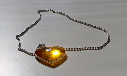 Srdce z přírodního citrínu – v teplém oranžovém odstínu - Supreme Panthers