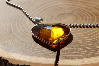 Srdce z přírodního citrínu – v teplém oranžovém odstínu - Supreme Panthers