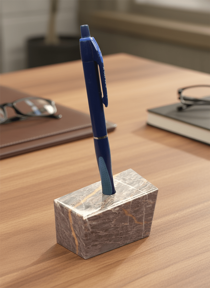 Stojánek na tužky z nafialovělého vápence - Supreme Panthers