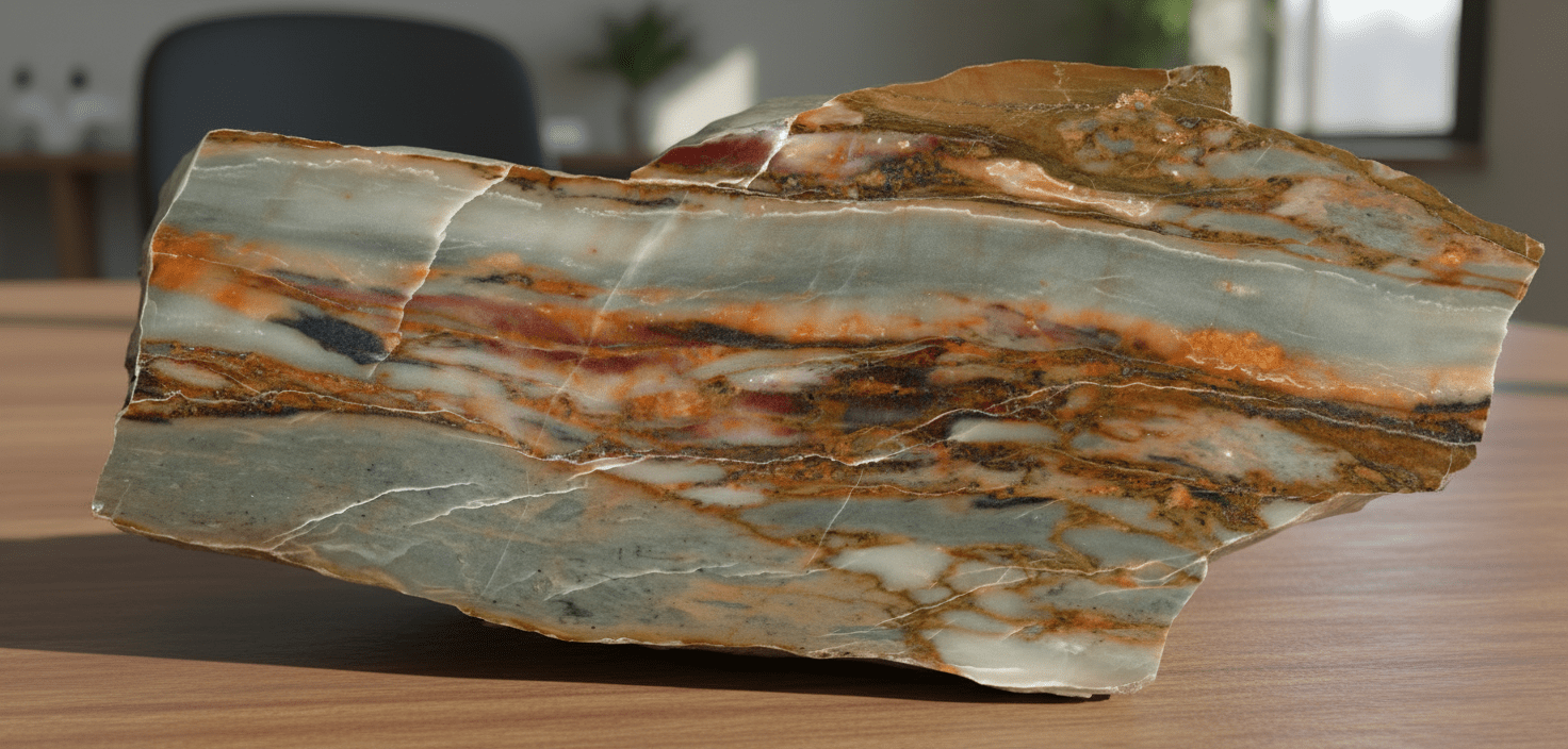 Vápenec s proměněnými zkamenělinami - Supreme Panthers