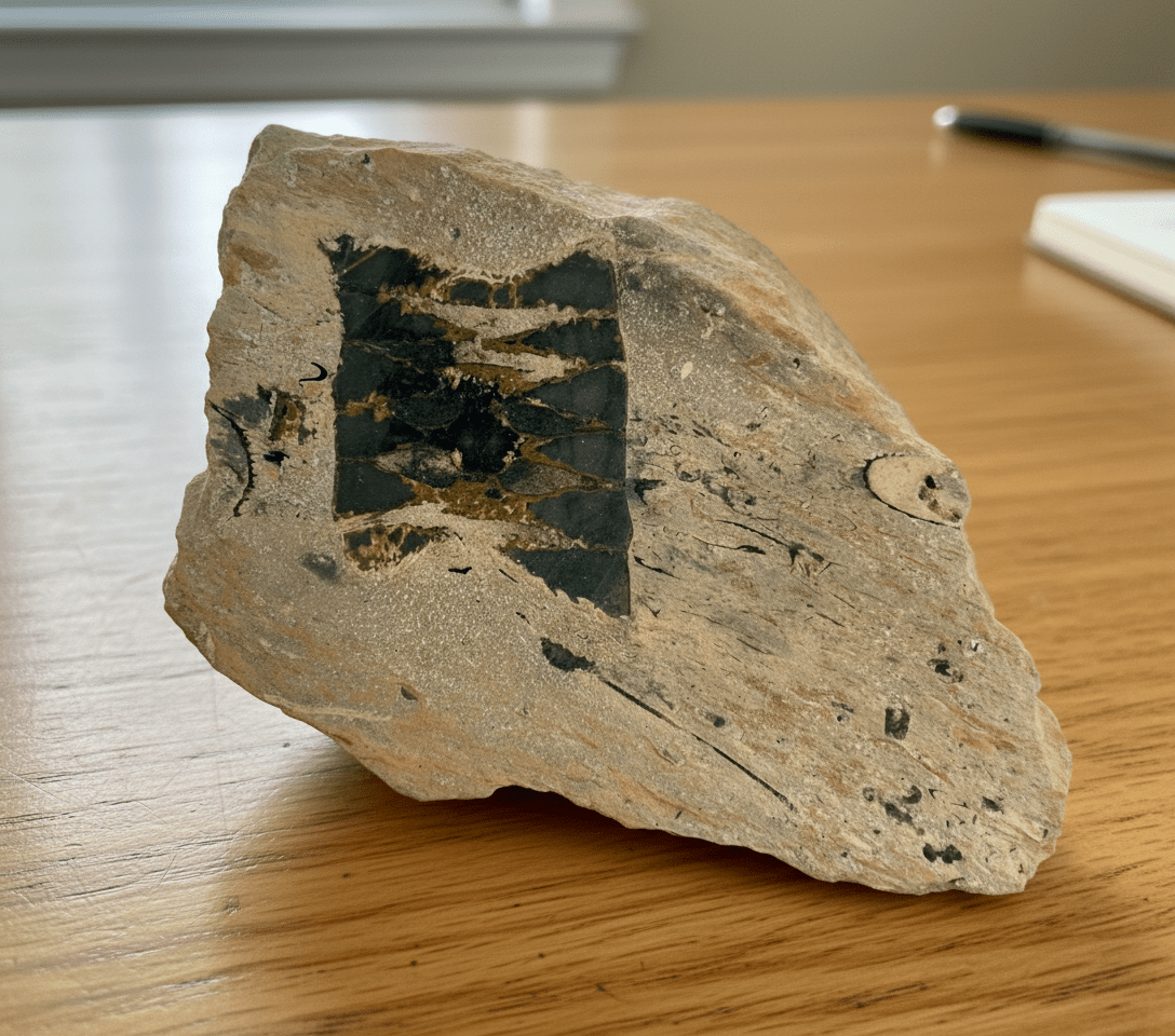 Zachovalý kus stonku lilijice ve stínavsko - chabičovské břidlici - Supreme Panthers