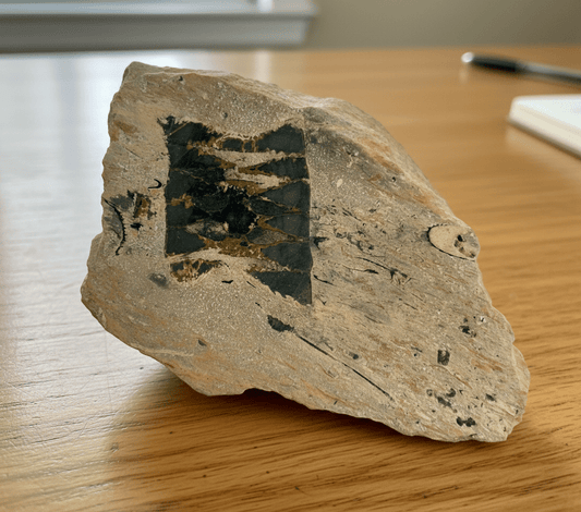 Zachovalý kus stonku lilijice ve stínavsko - chabičovské břidlici - Supreme Panthers