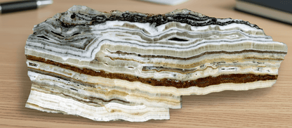 Zelenavý vrstvený aragonit - Supreme Panthers