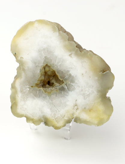 Žlutavý chalcedon v geodě leštěná - Supreme Panthers