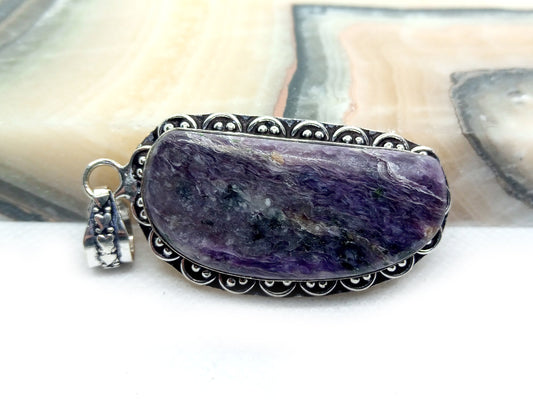 Přívěšek charoit - Supreme Panthers