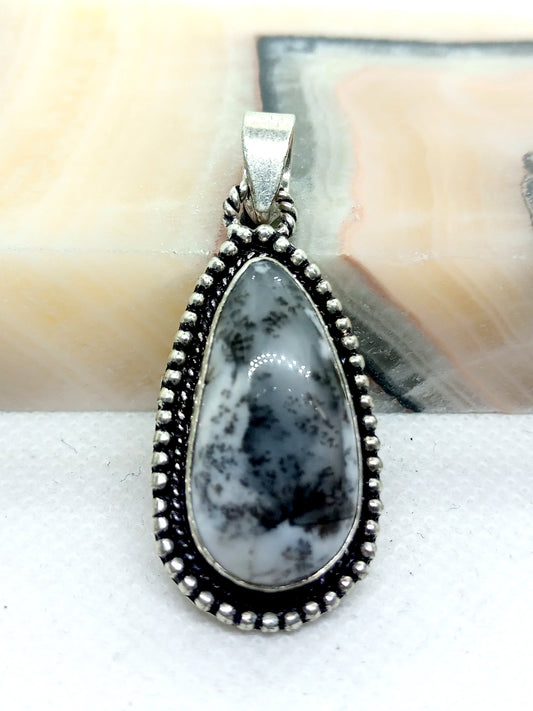 Přívěšek dendritický opál - Supreme Panthers