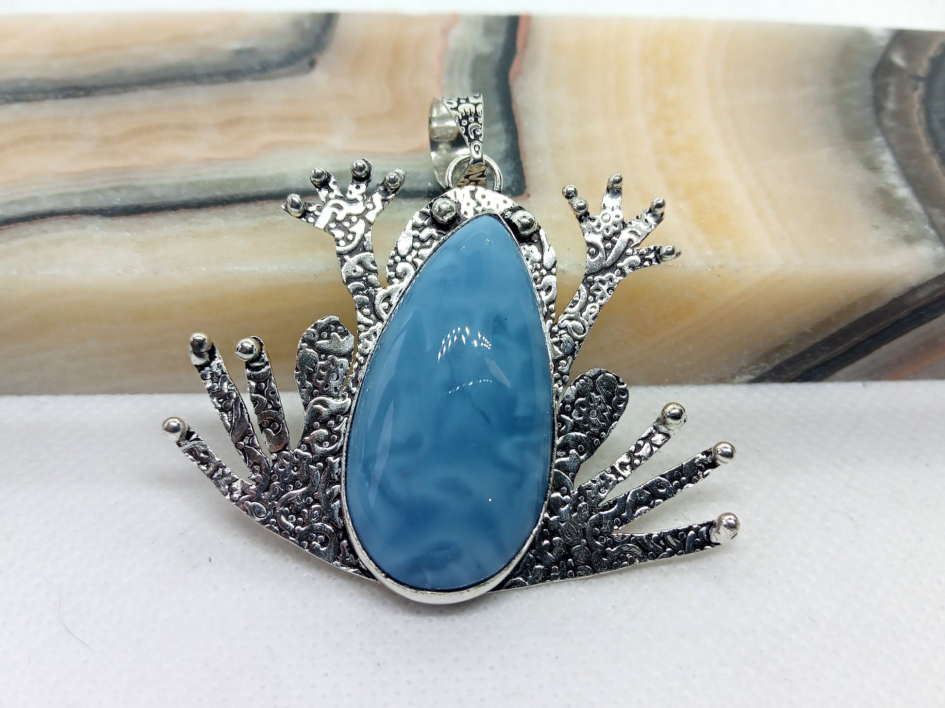 Přívěšek opál Owyhee žába - Supreme Panthers