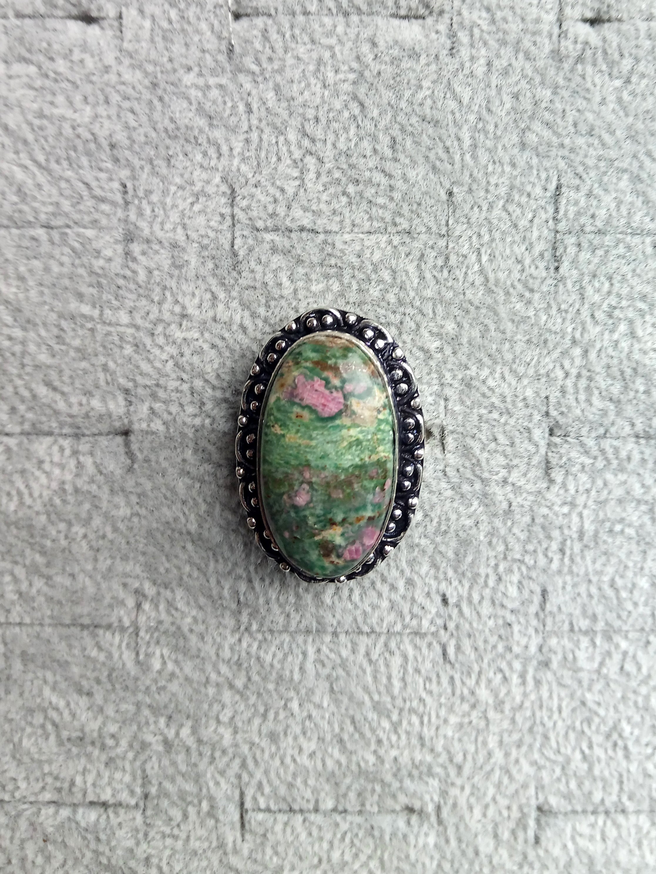 Prsten rubín v zoisitu - Supreme Panthers